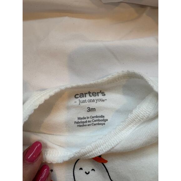 Carter's 'My Little Boo' Halloween Top and Bottom Tutu Set 3M - Picture 5 of 6